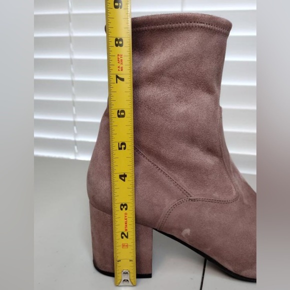 Le Pepe Suede Leather Sz 10 Block Heel Ankle-Boots - Picture 8 of 15